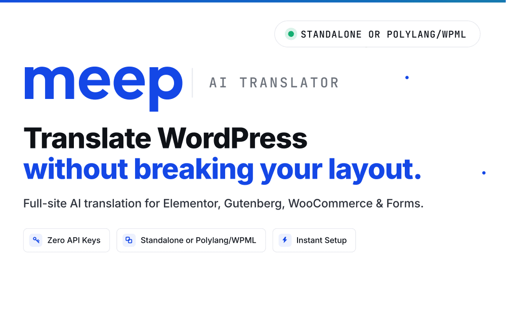 Meep AI Translator 1.8 Release Overview